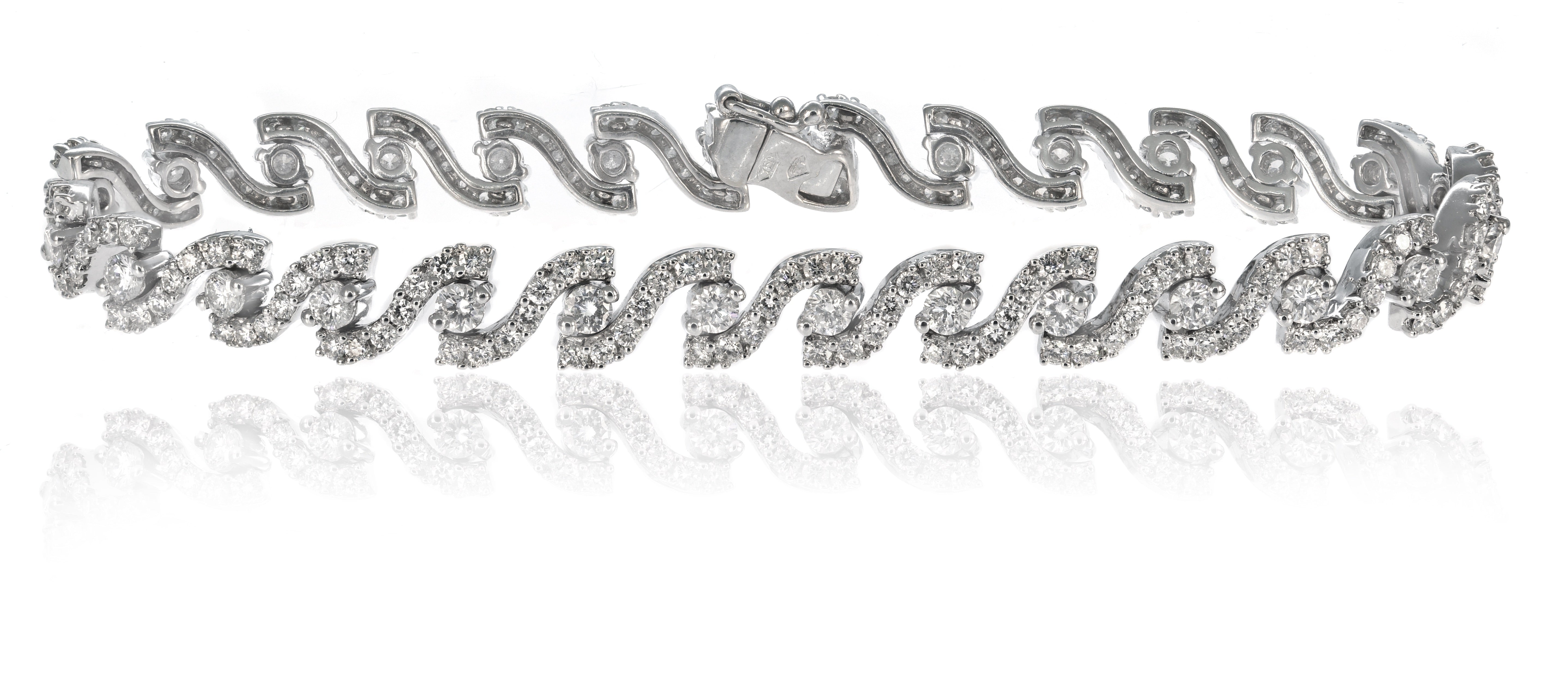 Bracelet - Fancy Diamond Line Bracelet