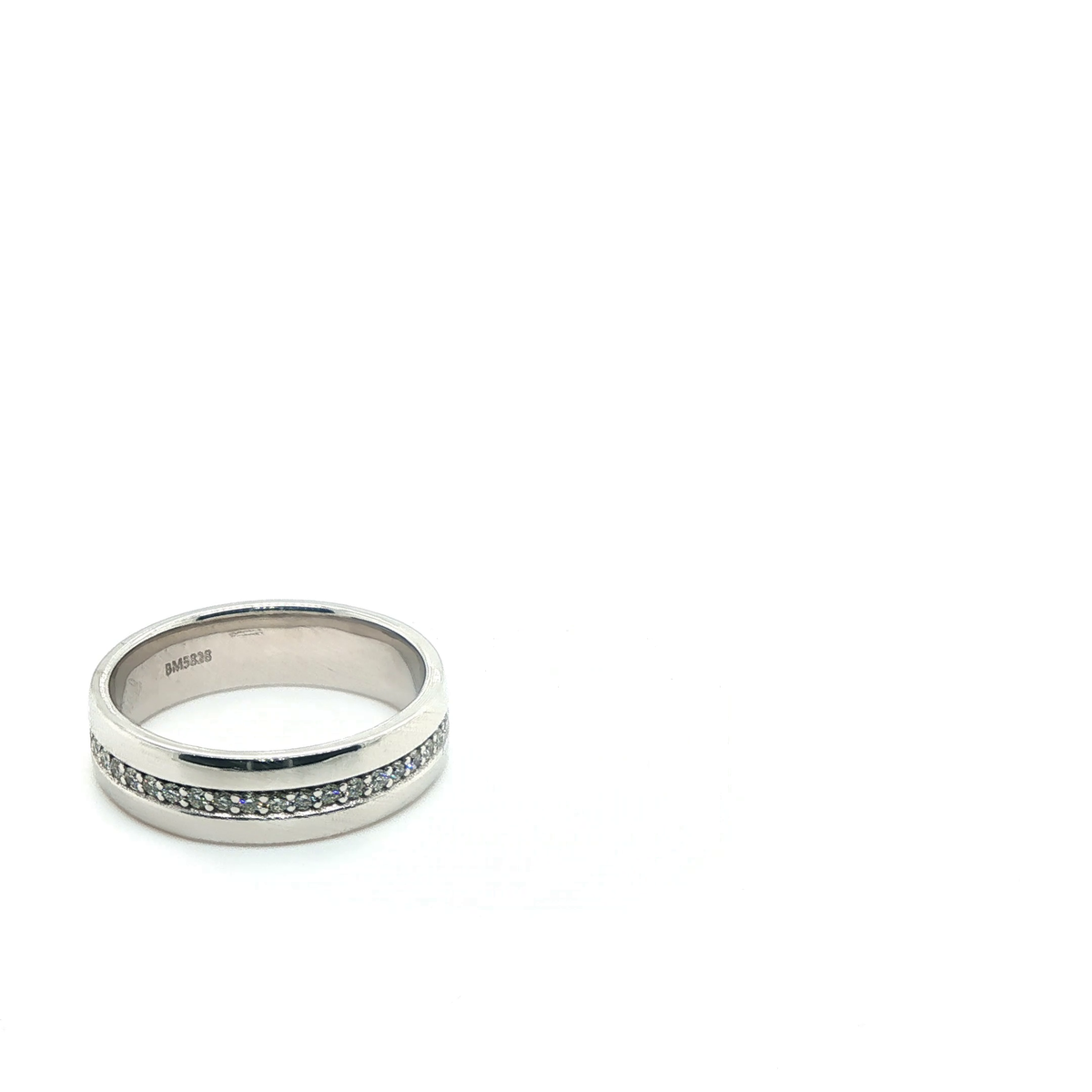 Classic White Gold Round Brilliant Cut Diamond Eternity Ring