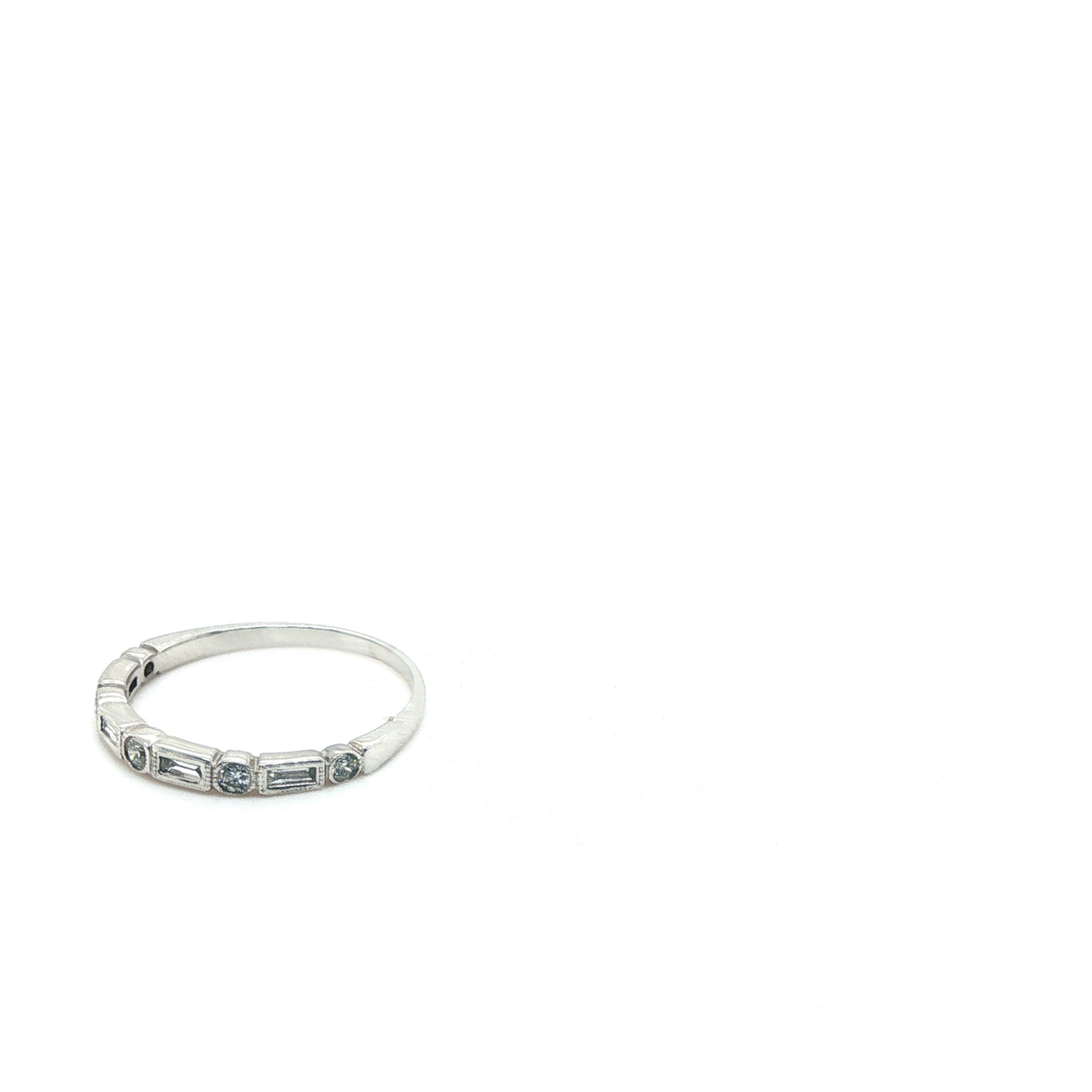 Classic White Gold Round Brilliant Diamond Eternity Ring