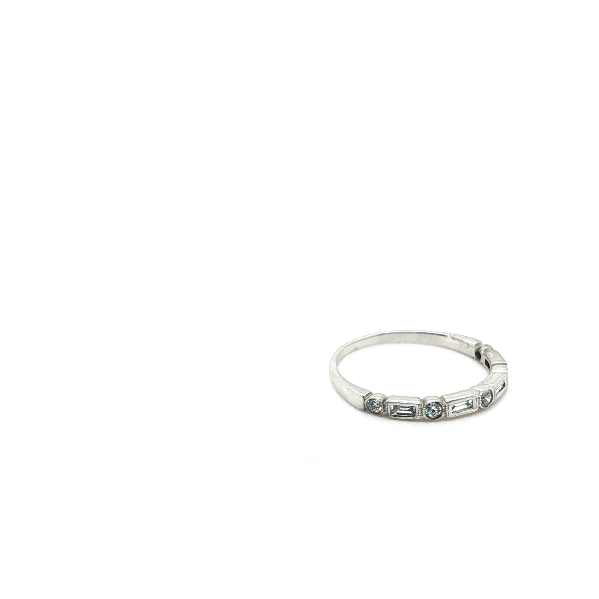 Classic White Gold Round Brilliant Diamond Eternity Ring