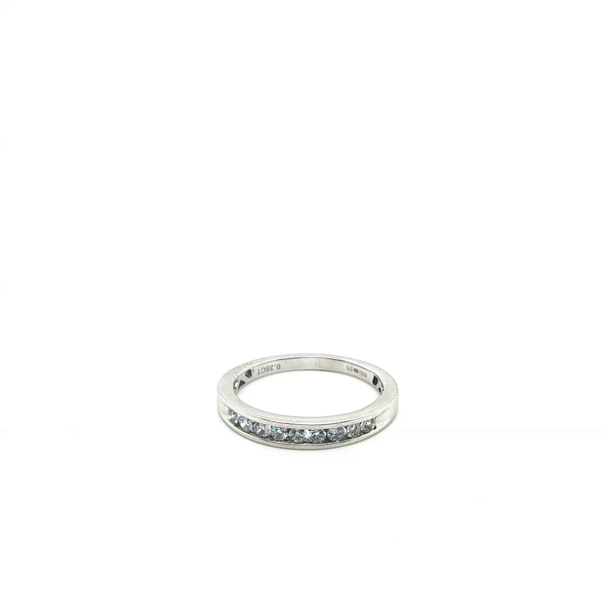 Round Brilliant Diamond White Gold Eternity Ring