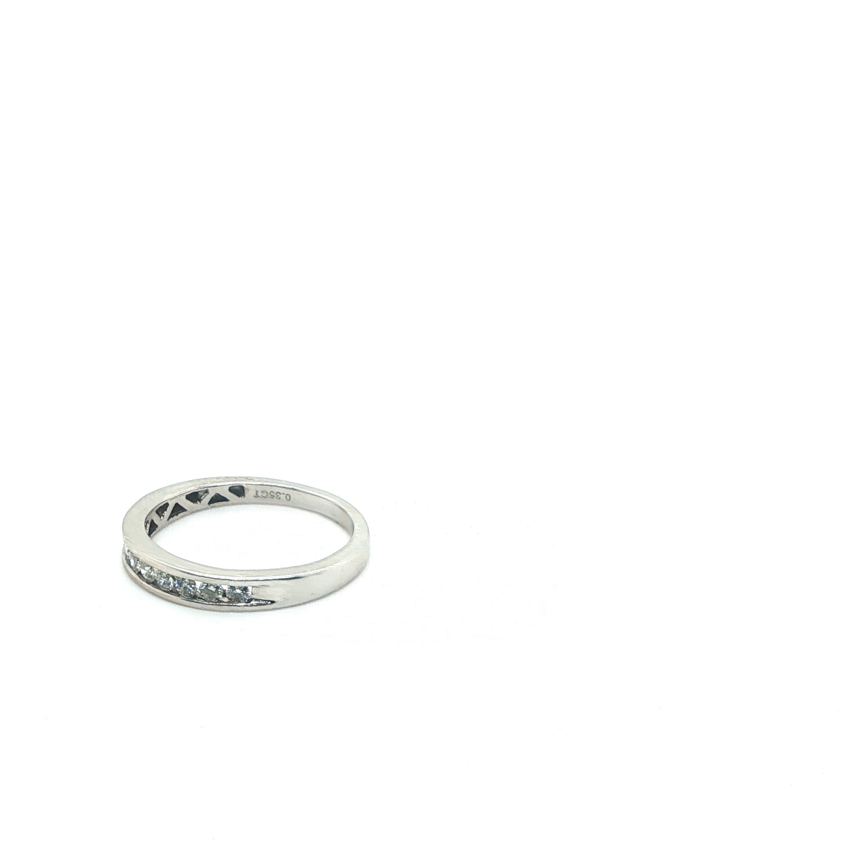 Round Brilliant Diamond White Gold Eternity Ring