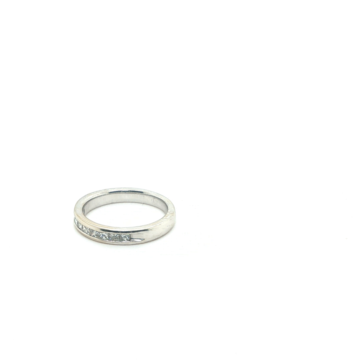 Princess Cut Diamond White Gold Eternity Ring