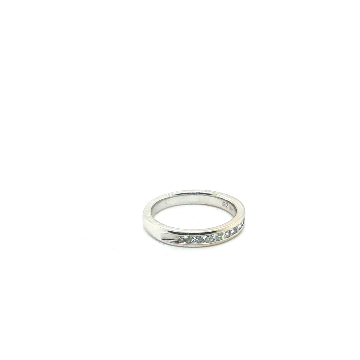 Princess Cut Diamond White Gold Eternity Ring