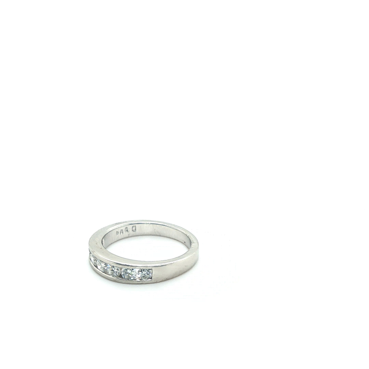 Classic Round Brilliant Cut Diamond Full Eternity Ring in Platinum