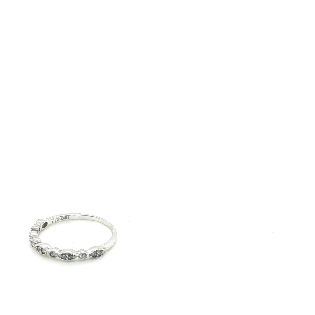 Marquise Brilliant Diamond Triple Stackable Ring Set in White Gold