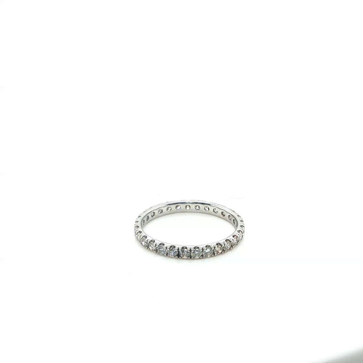 Round Brilliant Cut Diamond Eternity Ring in Platinum