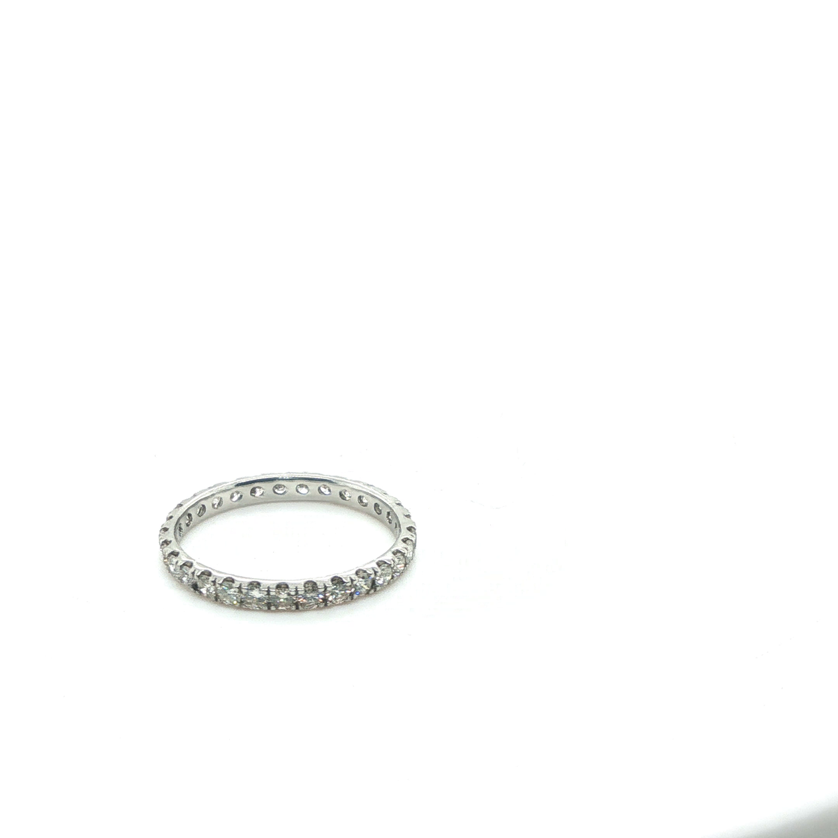 Round Brilliant Cut Diamond Eternity Ring in Platinum