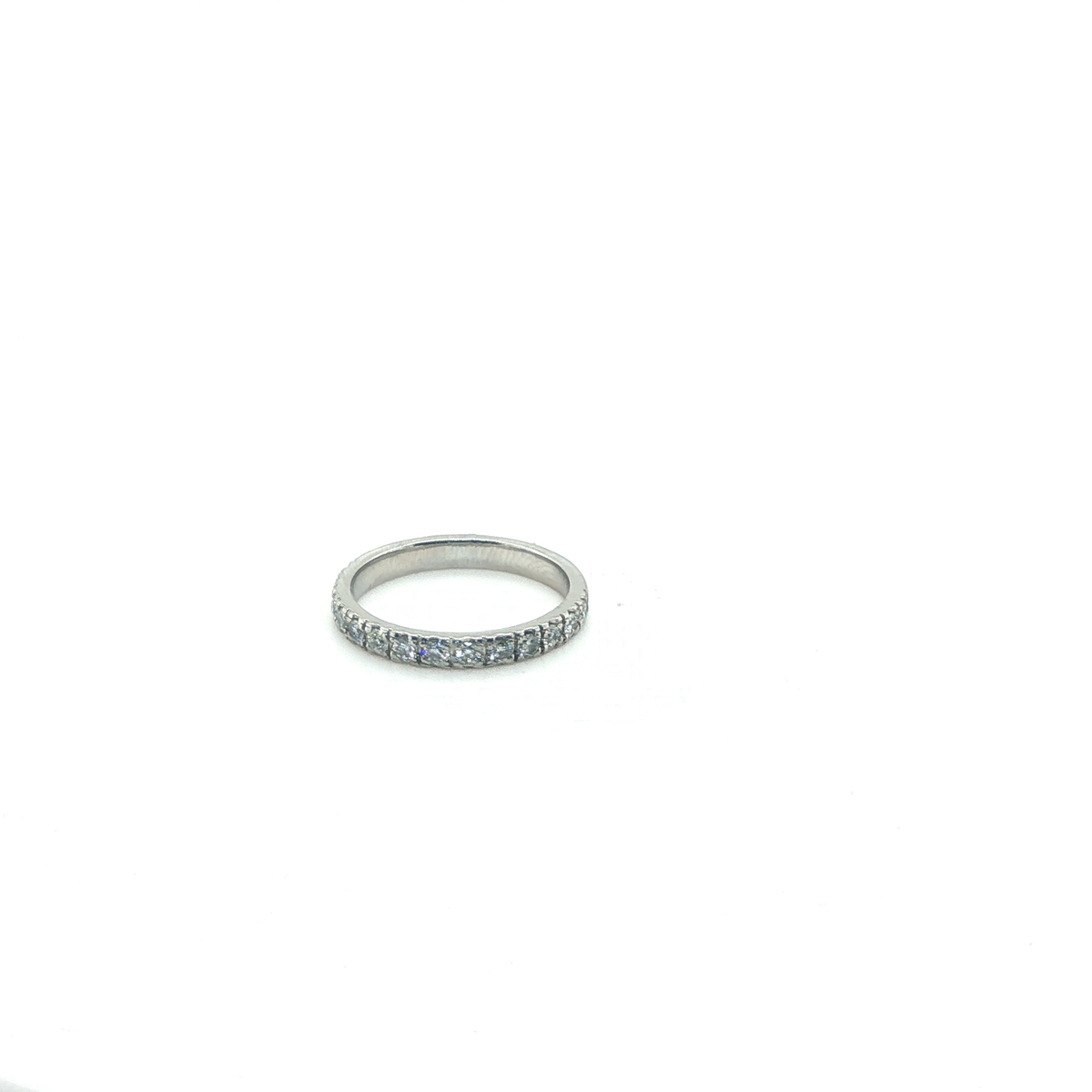 Round Brilliant Cut Diamond Eternity Ring in Platinum