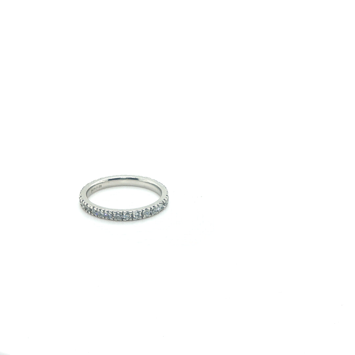 Round Brilliant Diamond Platinum Eternity Ring