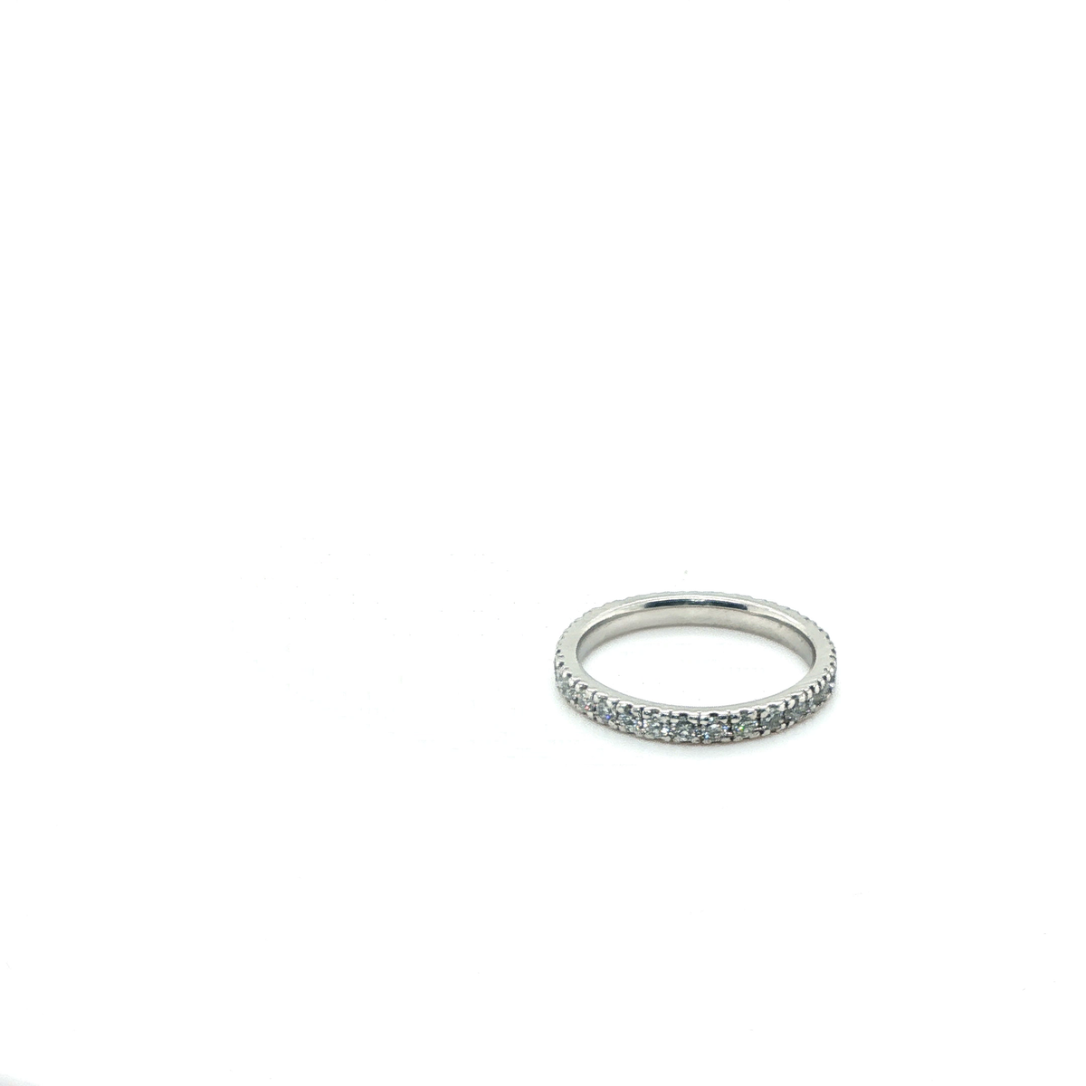 Round Brilliant Diamond Platinum Eternity Ring