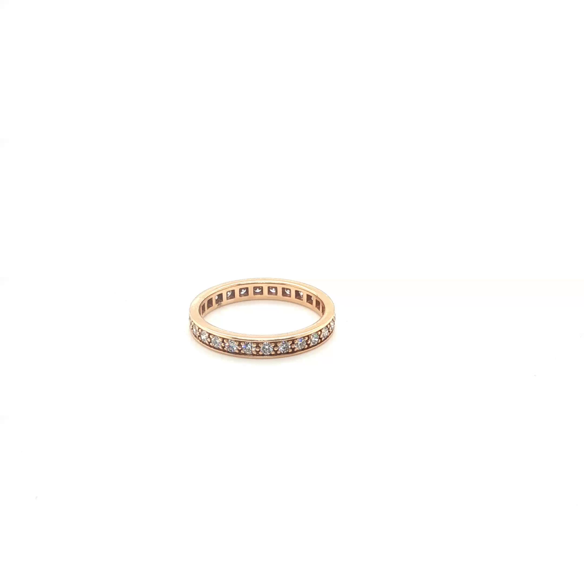 Round Brilliant-Cut Diamond Eternity Band in 18ct Yellow Gold