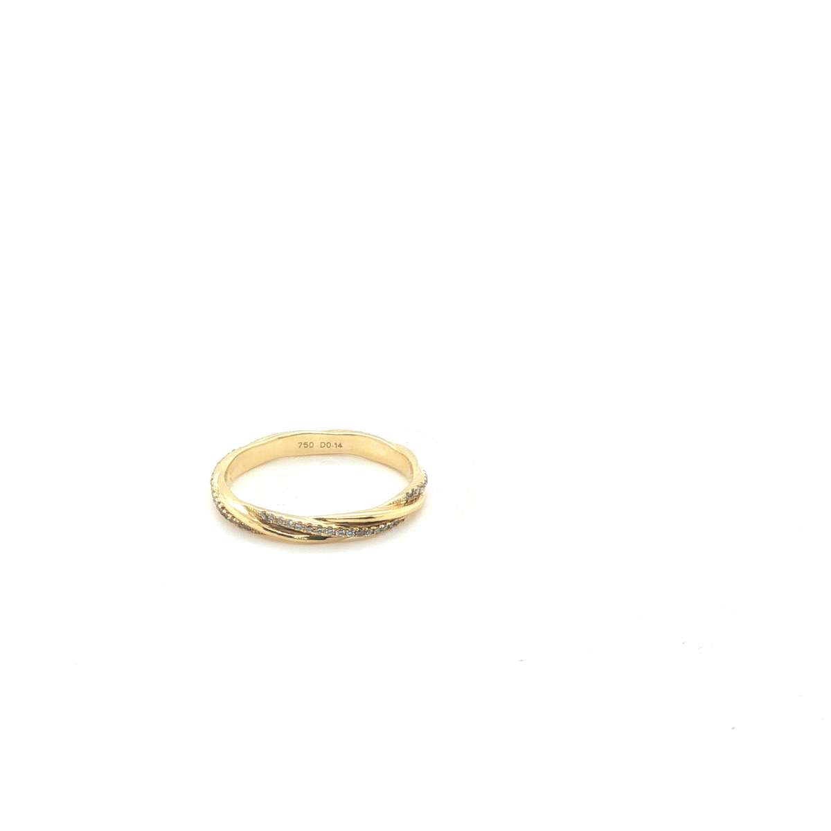 Classic Yellow Gold Round Brilliant Cut Diamond Eternity Ring