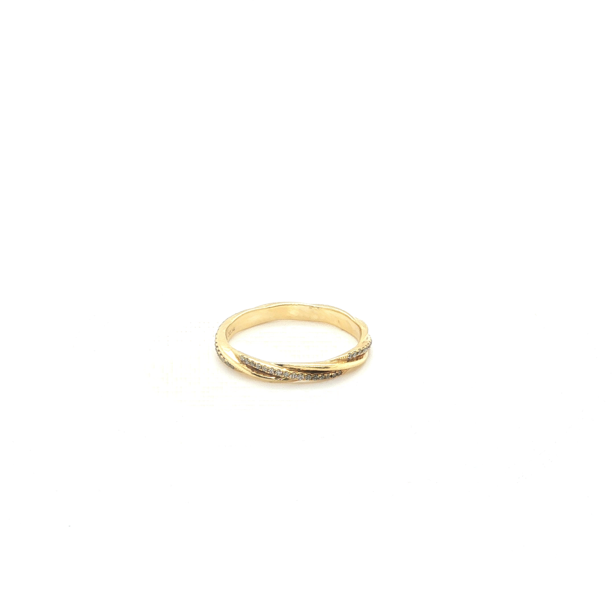 Classic Yellow Gold Round Brilliant Cut Diamond Eternity Ring