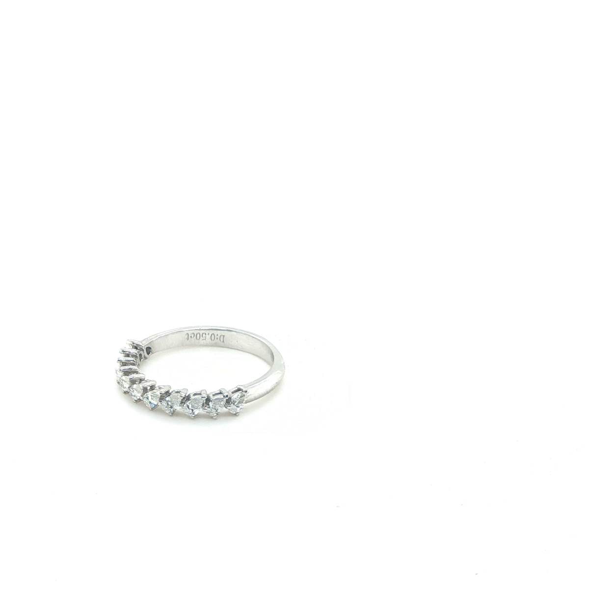 Classic Round Brilliant Diamond Eternity Ring in White Gold