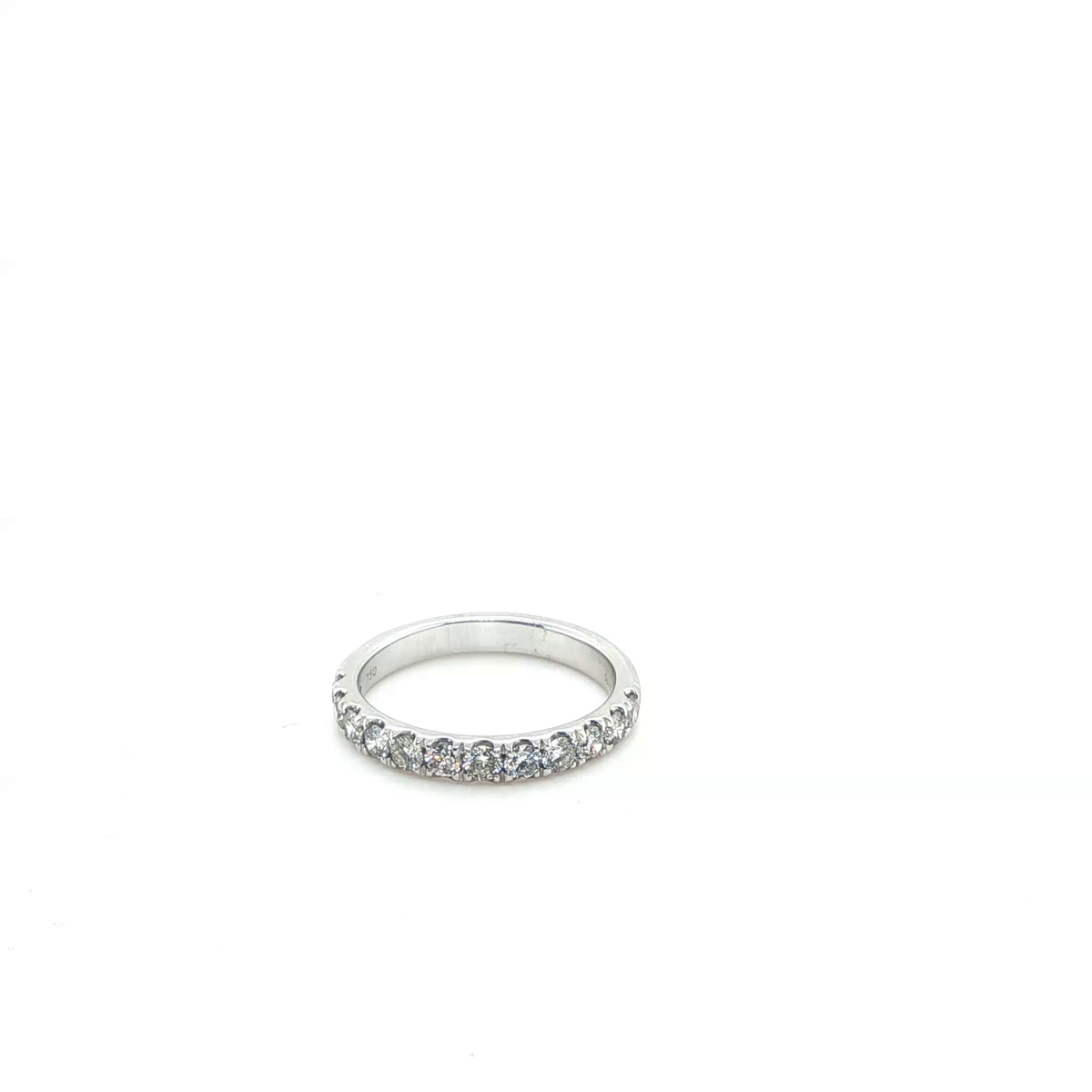 White Gold Round Brilliant Cut Diamond Eternity Ring