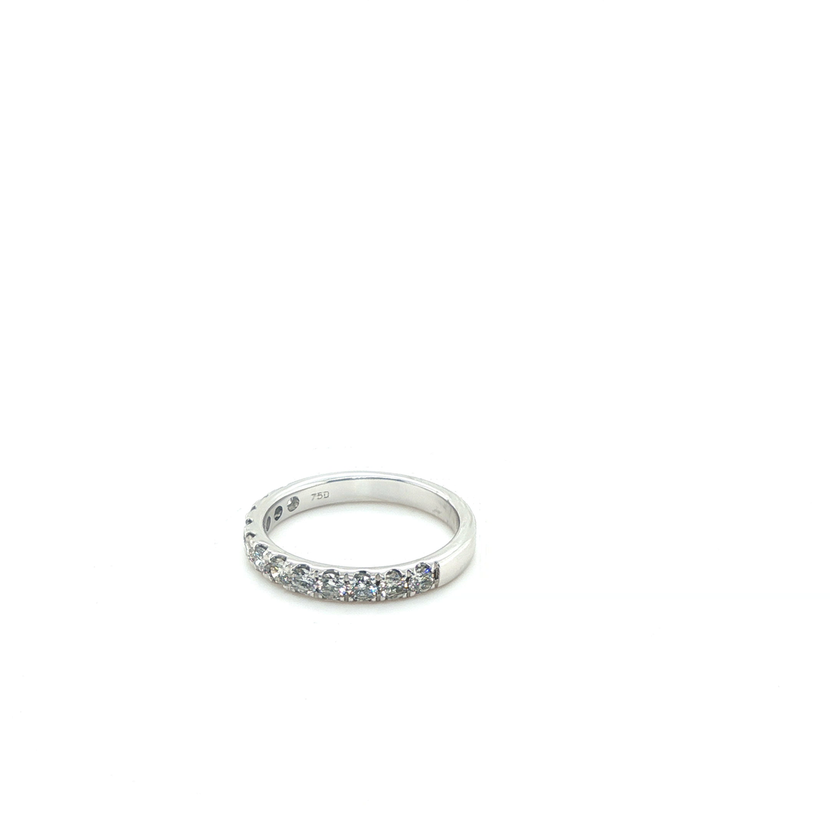 White Gold Round Brilliant Cut Diamond Eternity Ring