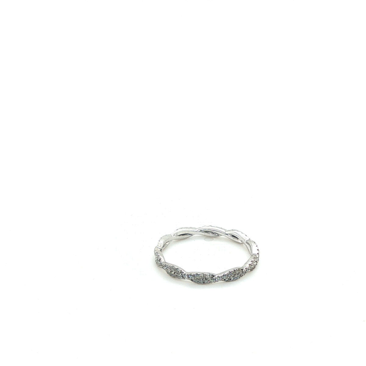 Classic Round Brilliant Cut Diamond Eternity Ring in White Gold