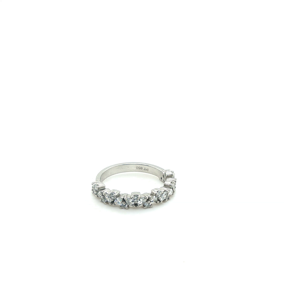 Marquise Brilliant Cut Diamond Eternity Ring in Platinum