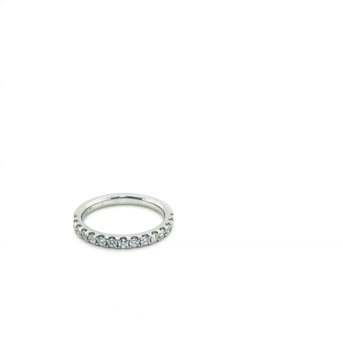 Platinum Round Brilliant Cut Diamond Eternity Ring