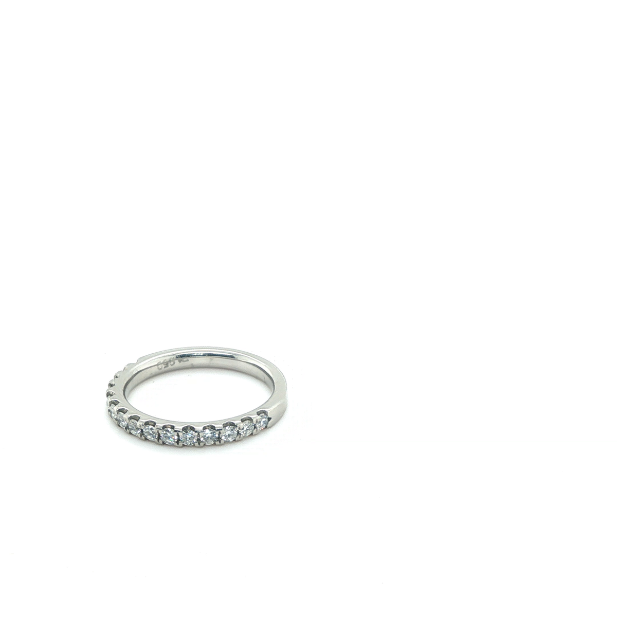 Platinum Round Brilliant Cut Diamond Eternity Ring