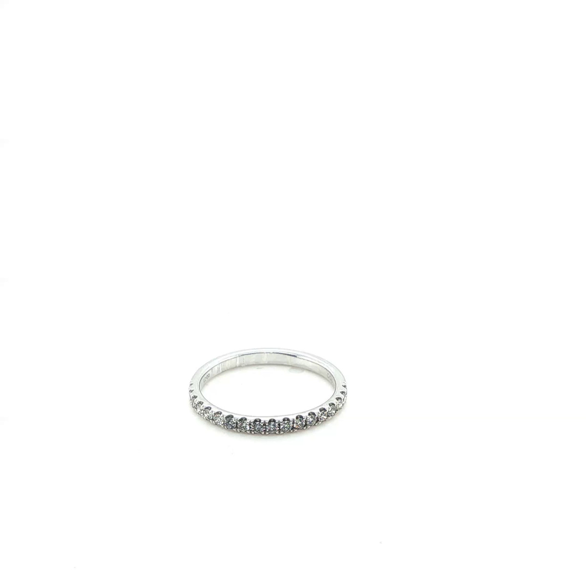 Platinum Round Brilliant Cut Diamond Full Eternity Ring