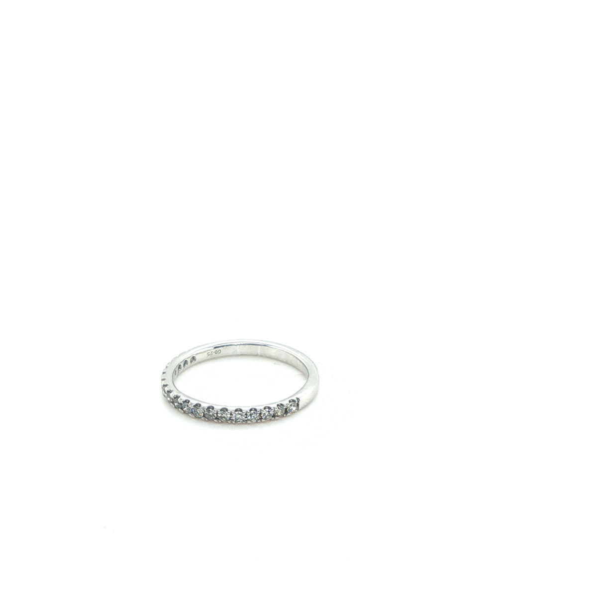 Platinum Round Brilliant Cut Diamond Full Eternity Ring