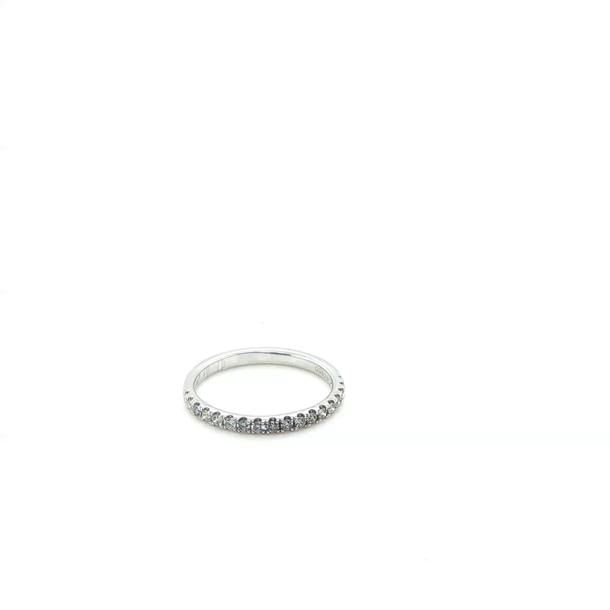 Platinum Round Brilliant Cut Diamond Full Eternity Ring