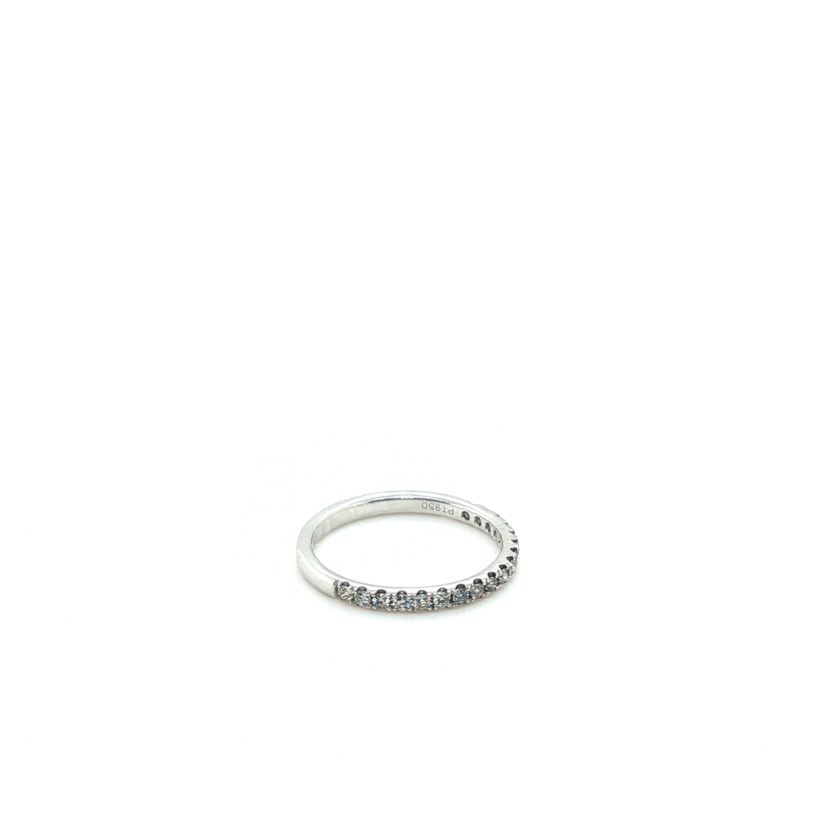 Platinum Round Brilliant Cut Diamond Full Eternity Ring
