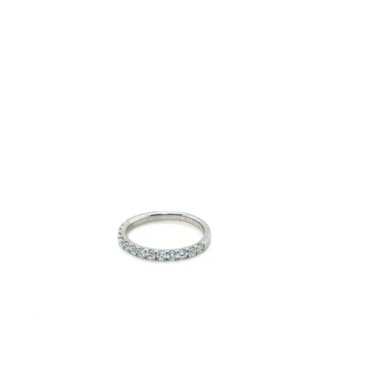 Classic White Gold Round Brilliant Cut Diamond Eternity Ring