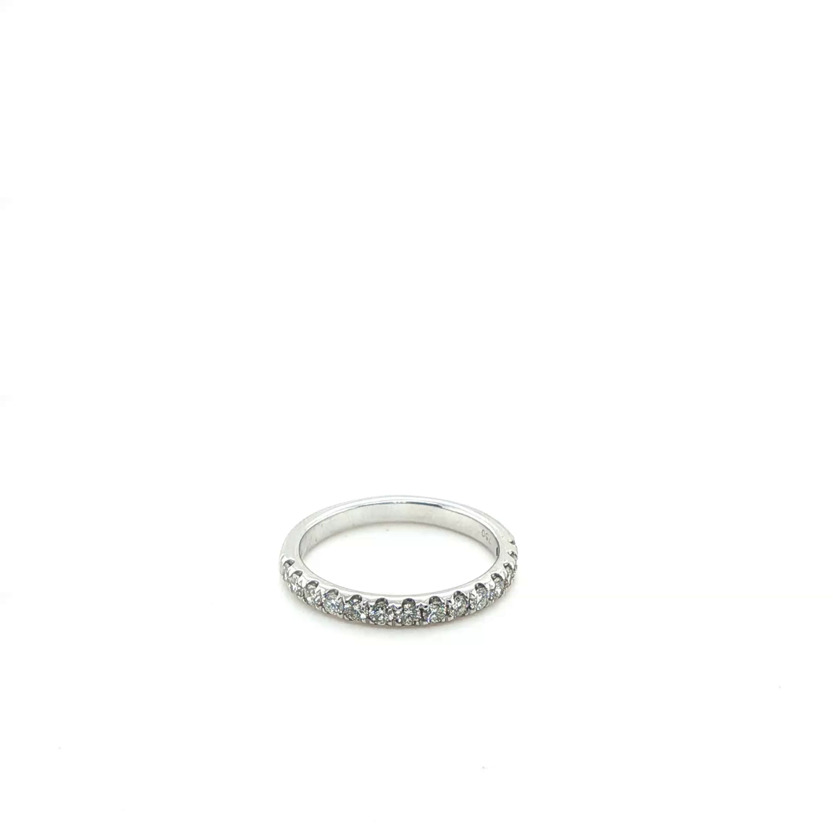 Classic White Gold Round Brilliant Diamond Eternity Ring
