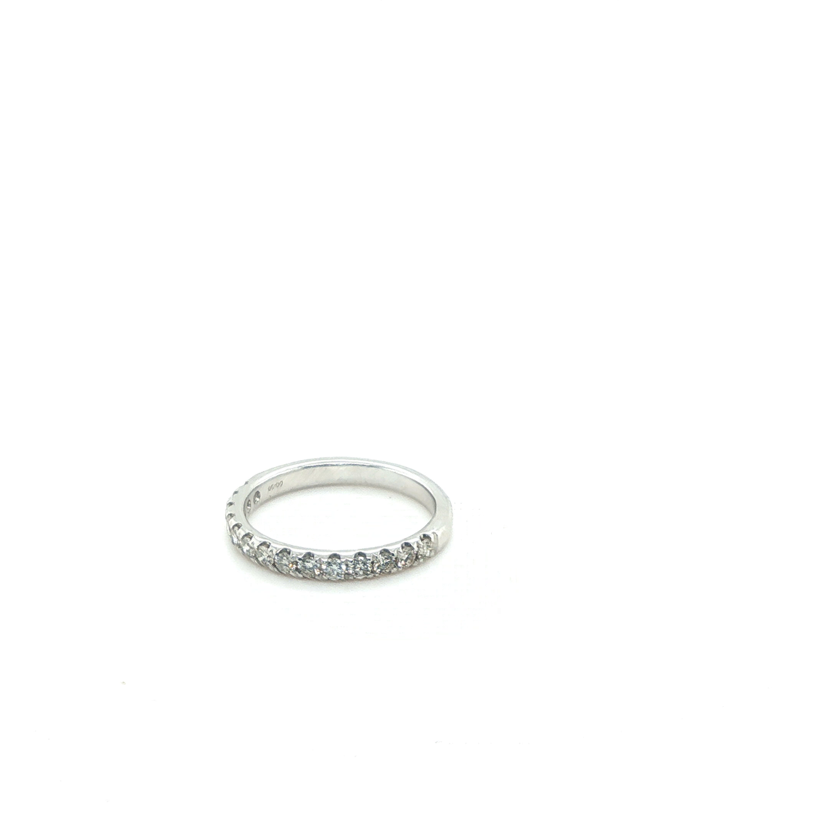 Classic White Gold Round Brilliant Diamond Eternity Ring