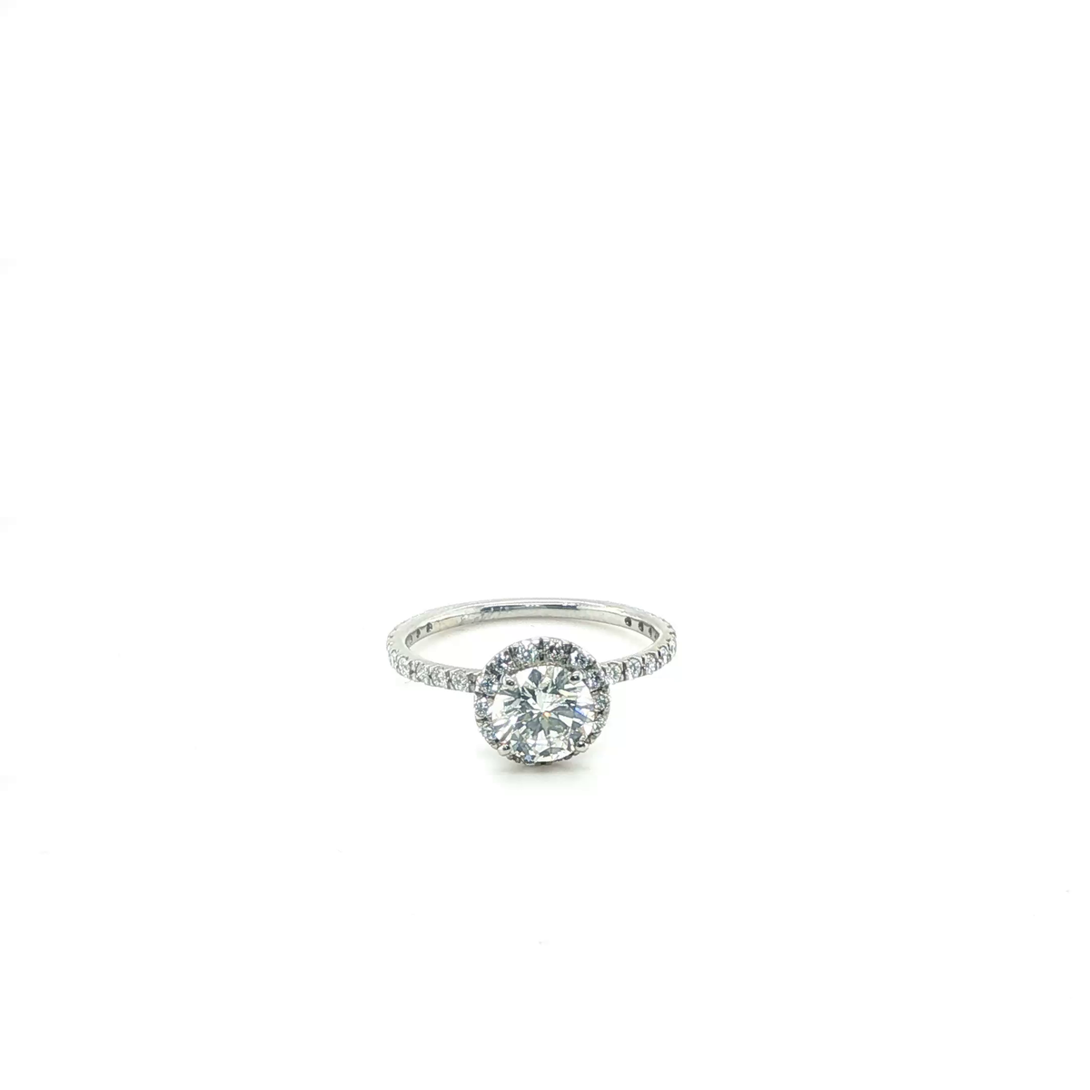 Classic Round Brilliant Diamond Solitaire Engagement Ring in Platinum