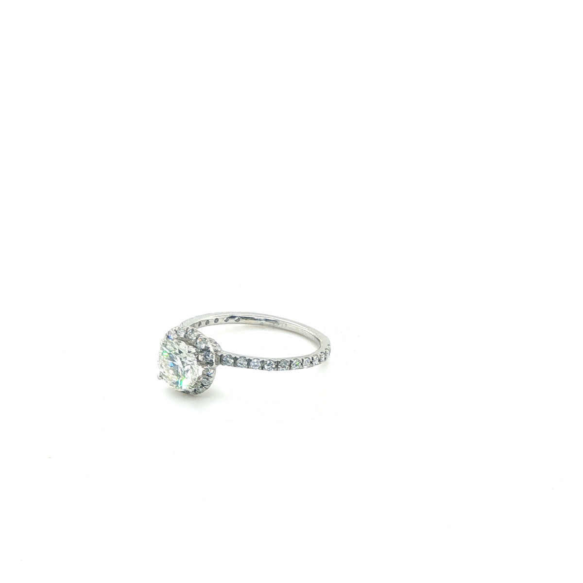 Classic Round Brilliant Diamond Solitaire Engagement Ring in Platinum