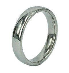 Wedding Band - Gents 4mm Traditional Court Wedding Band