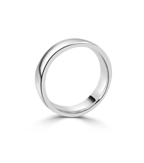 Wedding Band - Gents 5mm Soft Court Wedding Band