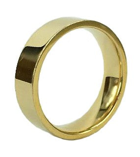 Wedding Band - Gents 6mm Flat Court Wedding Band