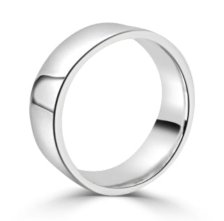 Wedding Band - Gents 7mm Soft Court Wedding Band
