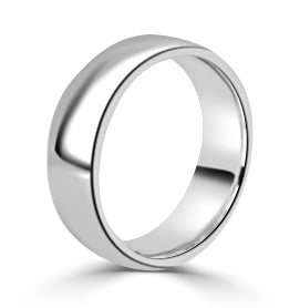 Wedding Band - Gents 7mm Traditional Court Wedding Band