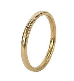 Wedding Band - Ladies 2mm Traditional Court Wedding Band