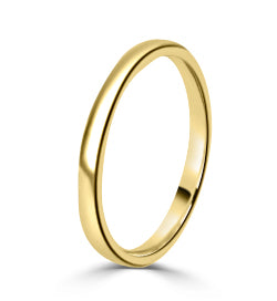 Ladies 2mm Traditional Court Wedding Band