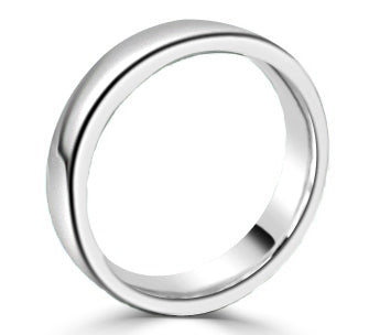 Wedding Band - Gents 4mm Soft Court Wedding Band
