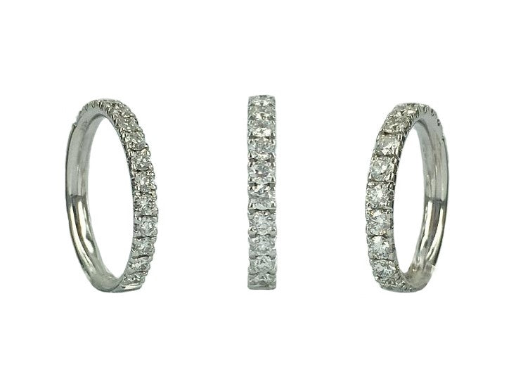 Wedding Band - Micro Set Diamond Band 2.60mm-3.00mm