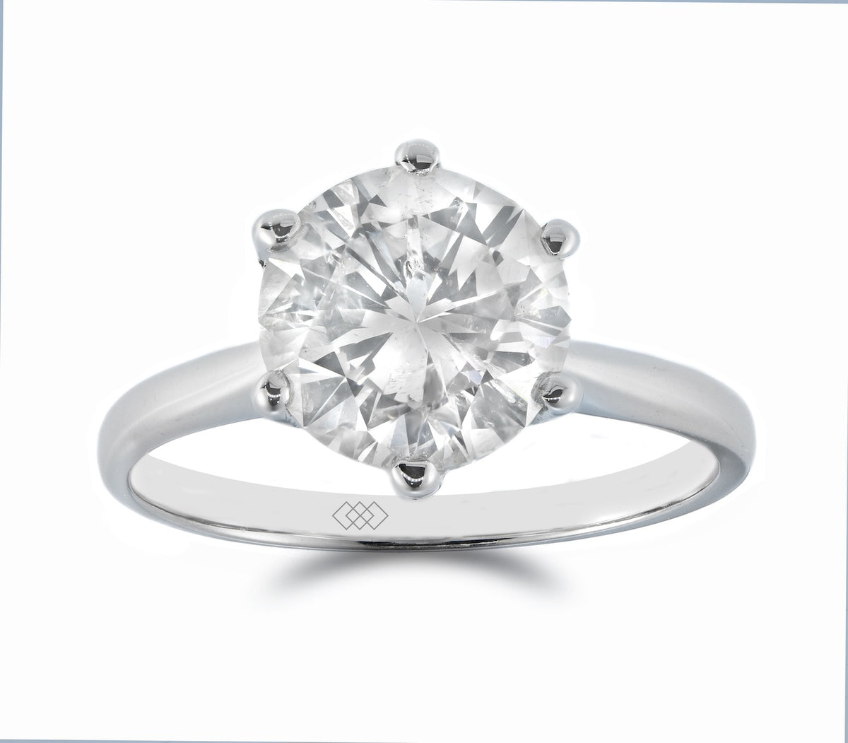 Ring - Round Brilliant Cut Diamond Solitaire Ring