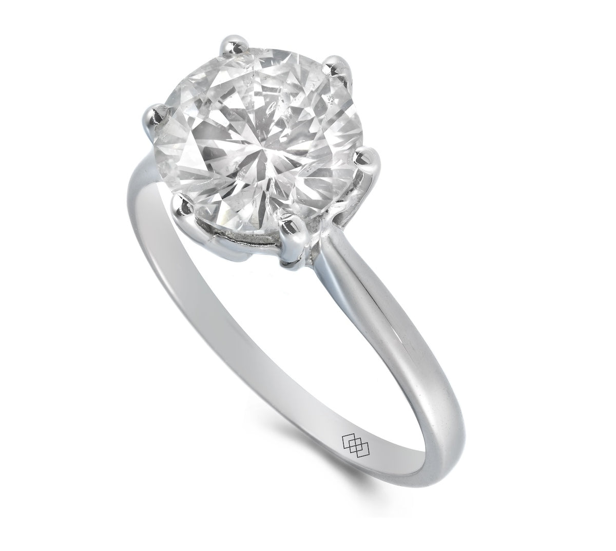 Ring - Round Brilliant Cut Diamond Solitaire Ring