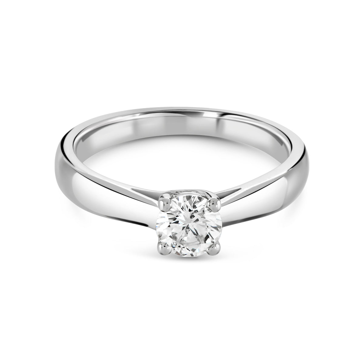 Ring - Round Brilliant Cut Diamond Solitaire Ring – Platform Jewellers