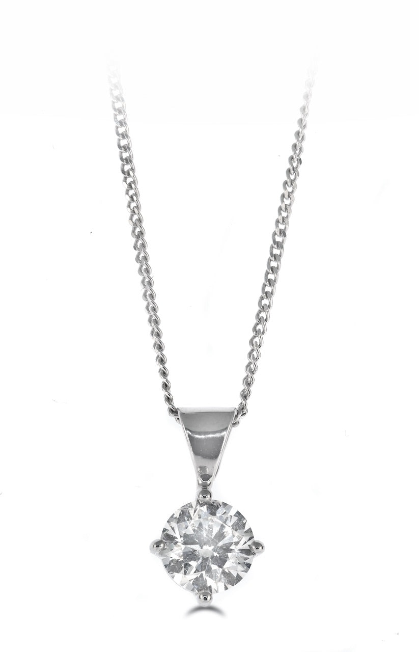 0.58ct Diamond Solitaire Pendant