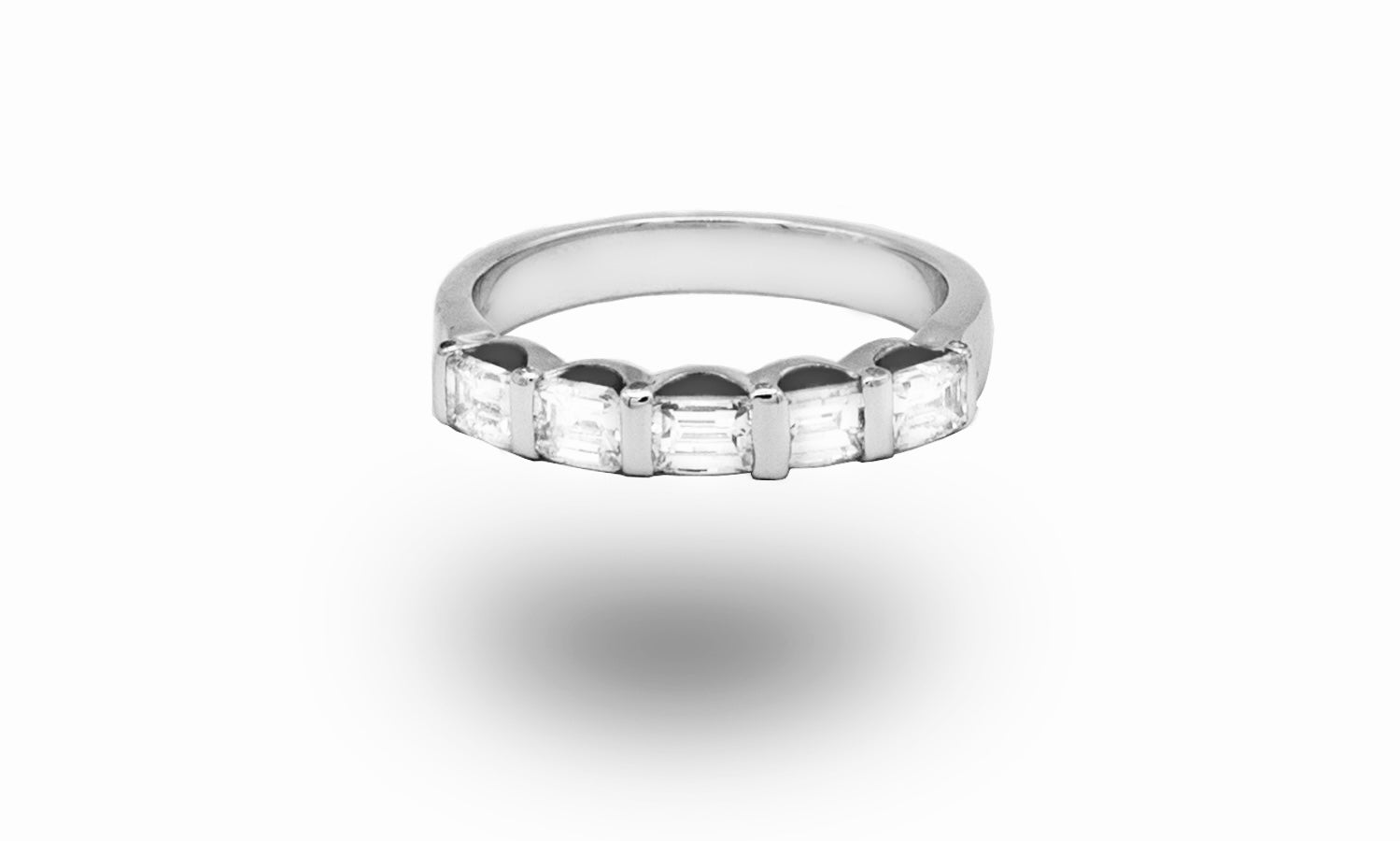 1.05ct Five Stone Diamond Ring