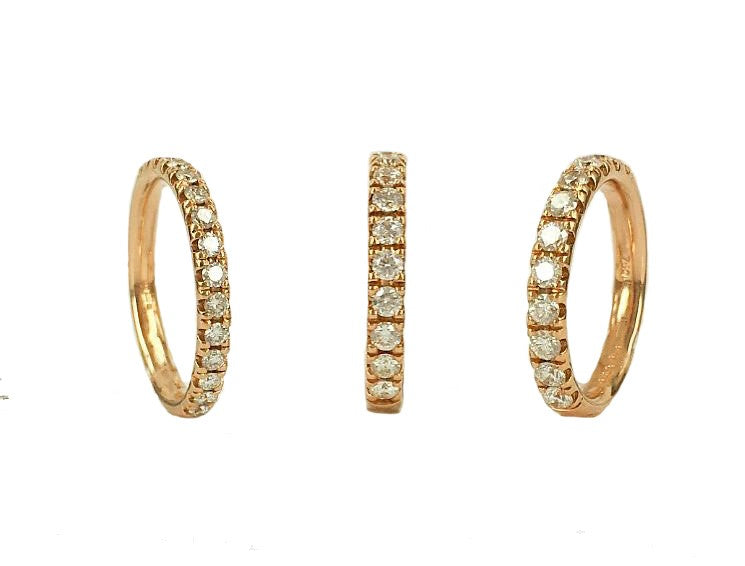Wedding Band - Micro Set Diamond Band 2.60mm-3.00mm