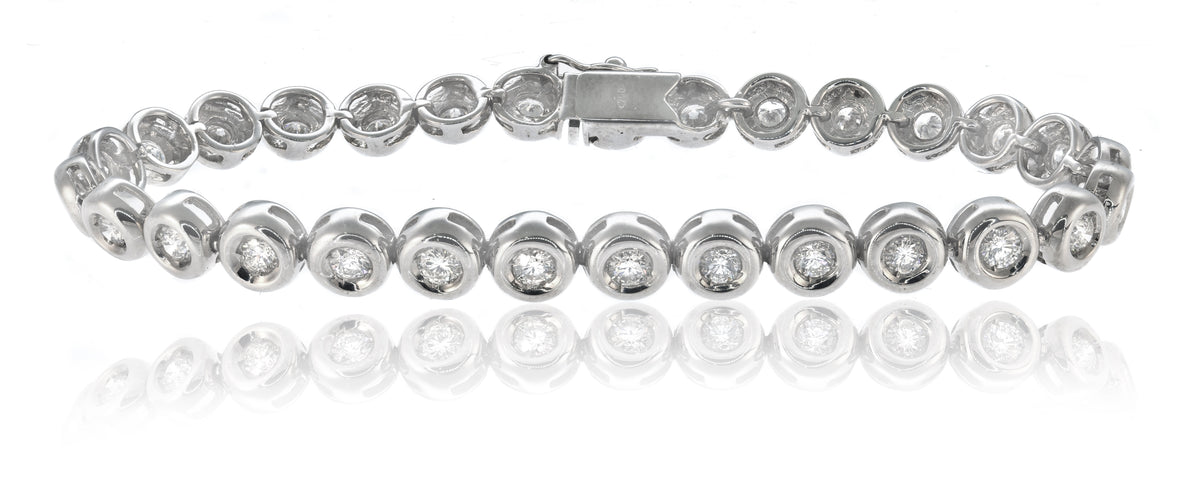 Bracelet - Rubover Diamond Line Bracelet
